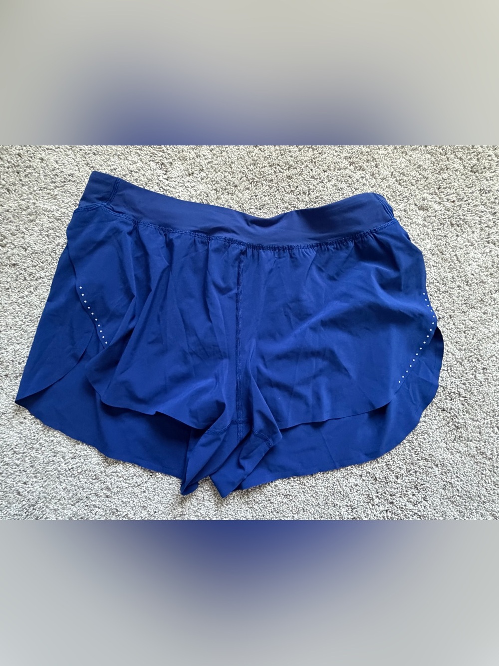 Lululemon Fast and Free royal blue shorts nwt XL